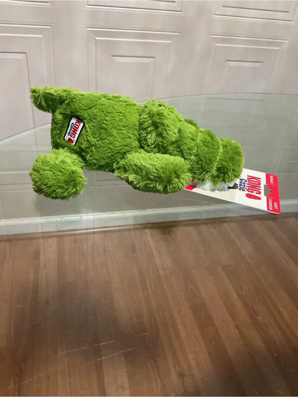 Kong Cozie Ali Alligator Clog with Squeaker Extra Large 11”